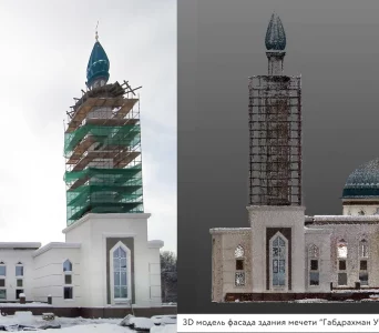 Мечеть Гадбрахмана Утыз Имяни [Съемка фасада]. 2 из 3